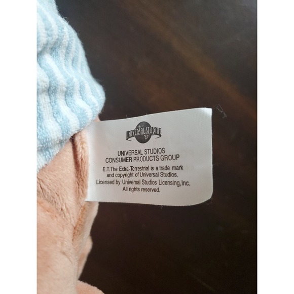 ET The Extra-Terrestrial Sleepy On A Star Pillow Plush Toy Universal Studios 21" - Picture 4 of 6